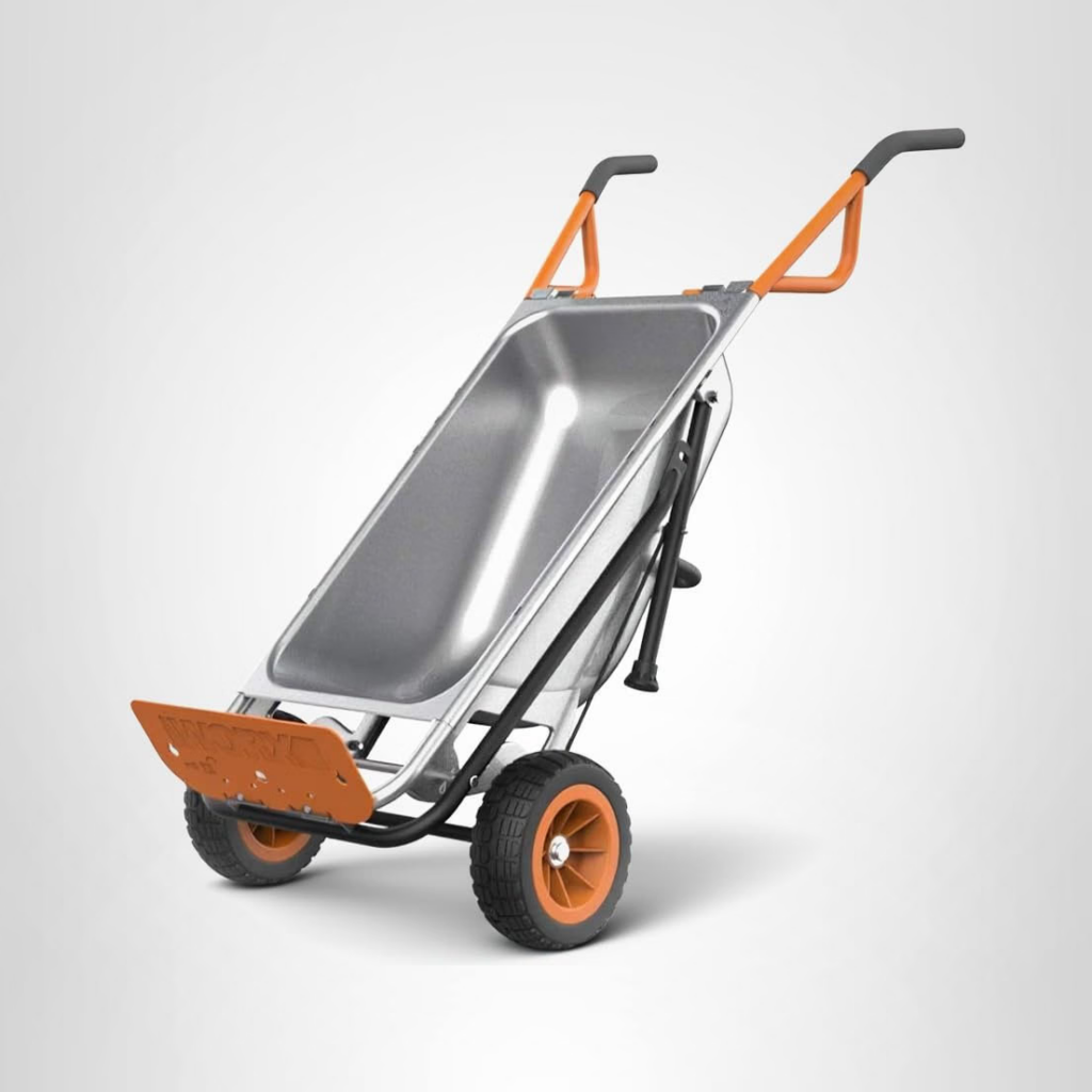 WORX Aerocart 8-in-1 Yard Cart for yard work moving and home projects